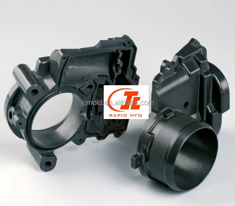 ISO standard black matte surface injection moulding parts with good MT-11006 texture