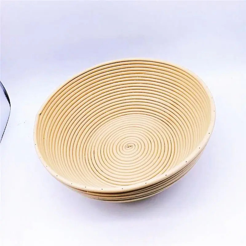 Food safety pp plastic 10inch bread proofing basket manufacture banneton basket