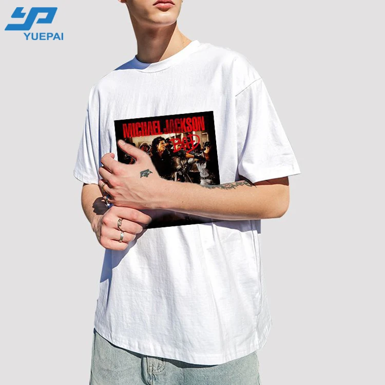 Summer 2020 customizable print fashion michael jackson T-shirt