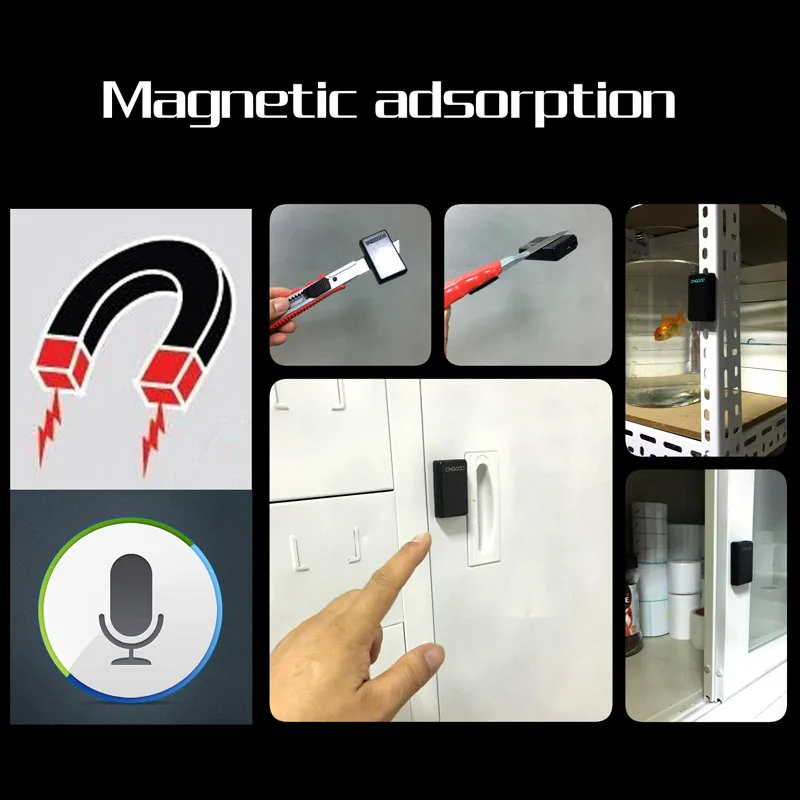 
Digital Voice Recorder Magnetic fixation Portable Audio Sound recording Li-ion battery (DW218) 