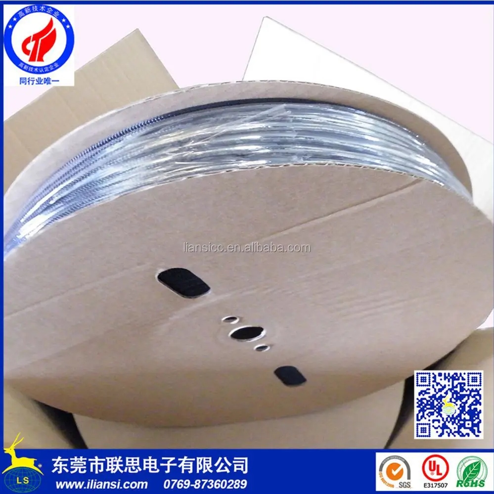 4mm PET Round Expandable braided Sleeve for matte yellow color