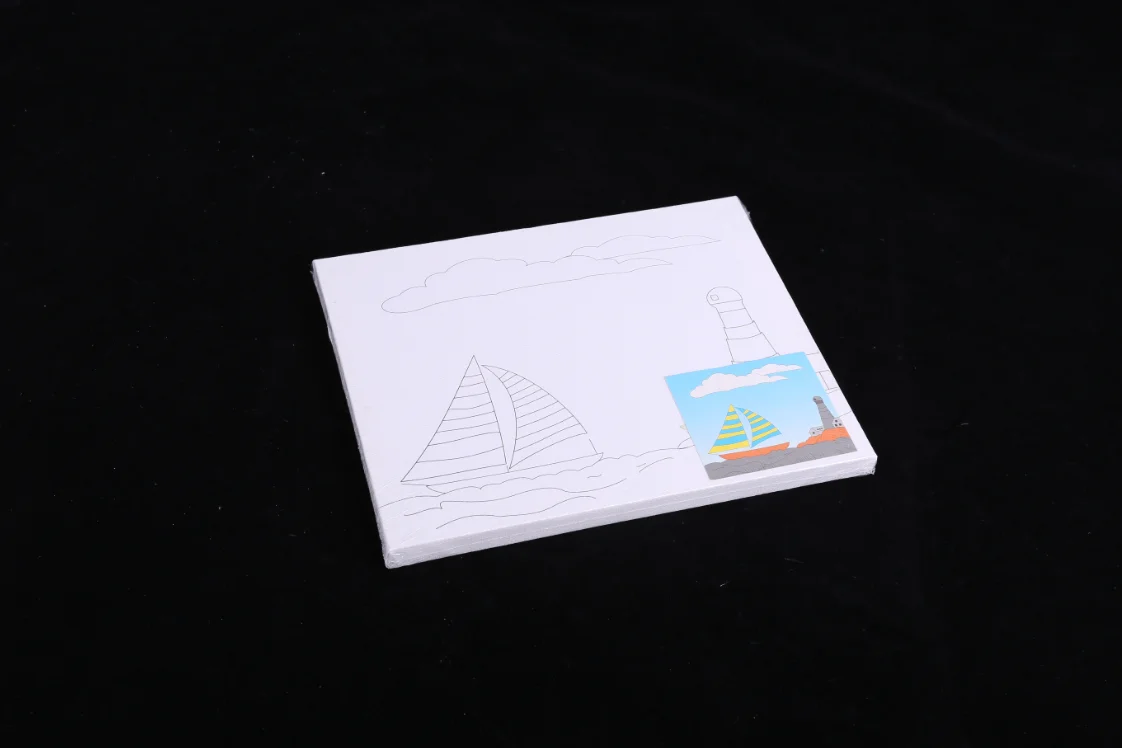 Бренд BOMEIJIA, 8 цветов, 20*25 см, китайский профессиональный поставщик, набор для рисования на холсте для детей, оригинальный дизайн для творчества, для студентов