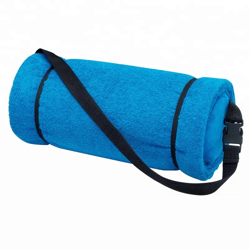 100% хлопковое пляжное полотенце с надувной подушкой индивидуальным принтом