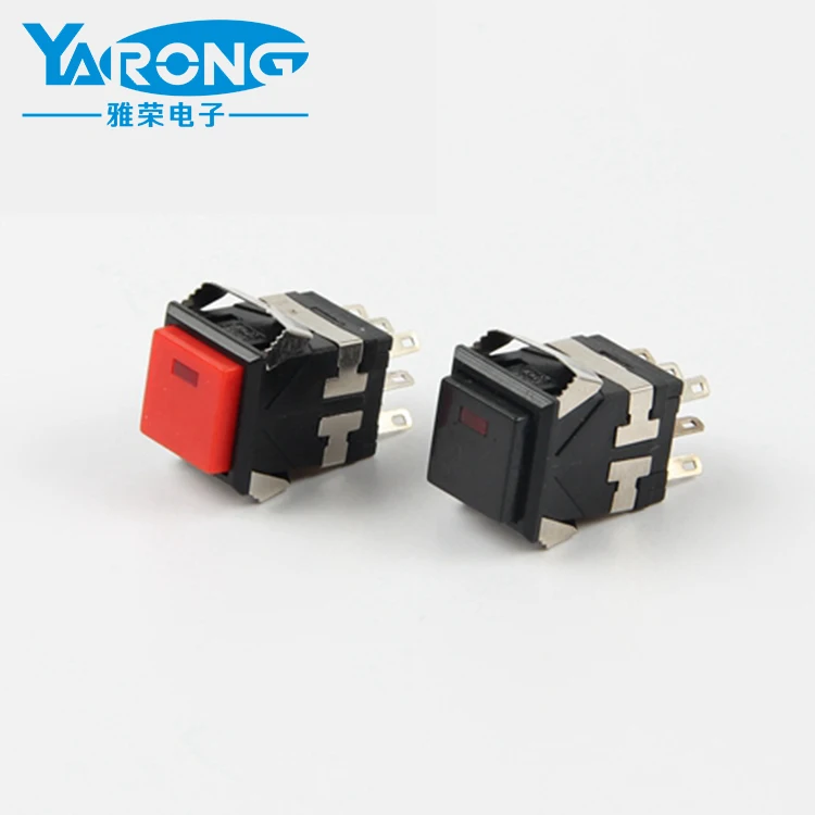 High quality Yalong KD2-21 ON-ON 3A 250V kd2 push touch button light switch