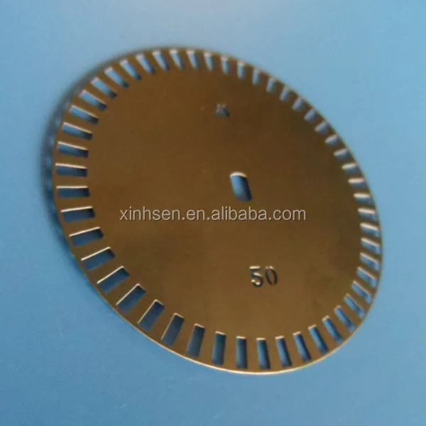 Custom etching encoder disc with high quality