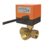 Dn15 Dn20 Dn25 Dn32 Dn40 12v 24v 220v Electric 3-way Ball Valve Brass Motorized Control Actuator Valve