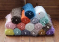 Newborn  stretch knit wrap Fuzzy Jersey wrap Layer photo props Baby soft swaddle blanket Sack Photography props