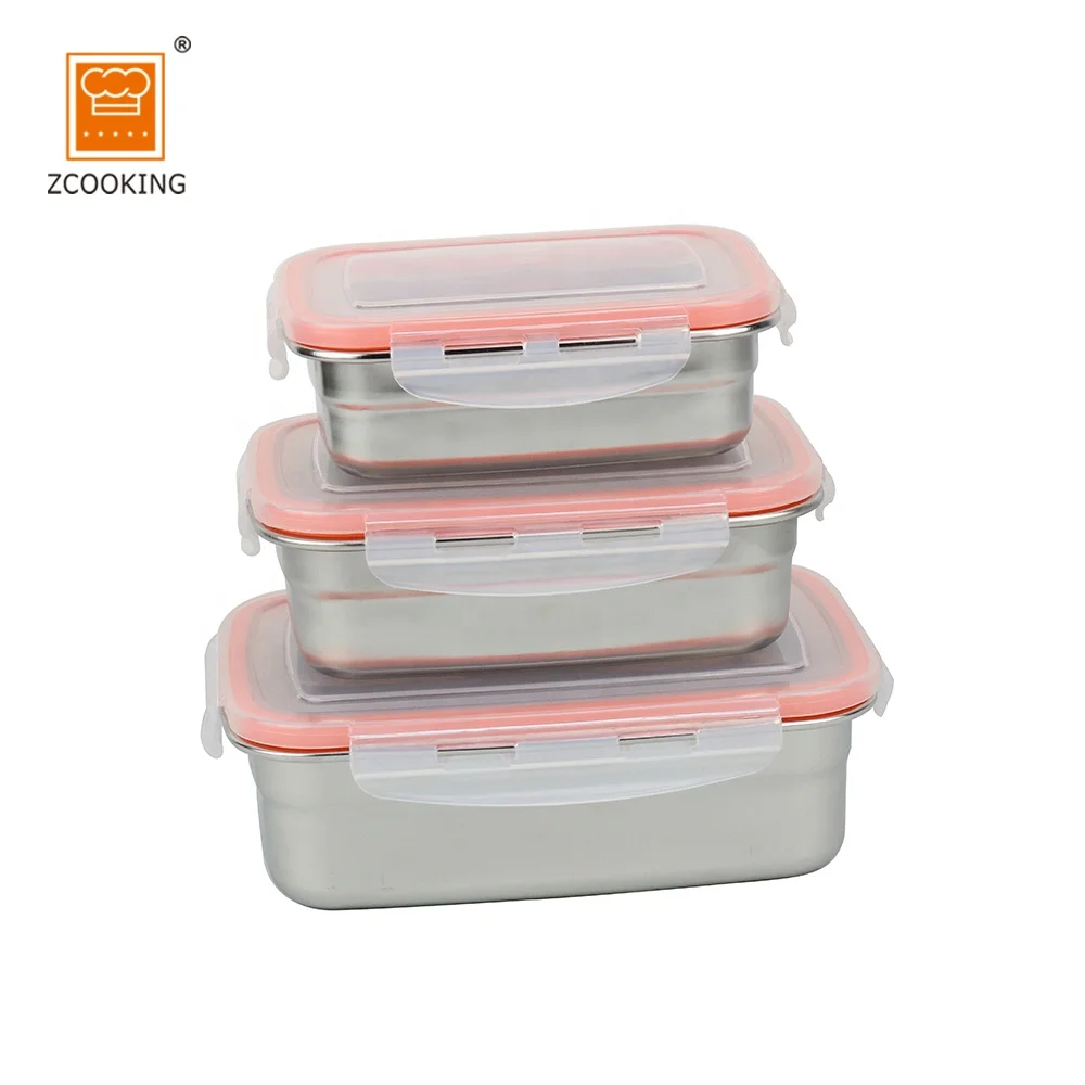 Best selling Lunch Box Stainless Steel Food Storage Container 6pcs