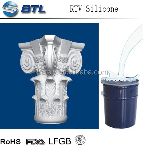 High quality RTV liquid silicone rubber for artificial stone mold making