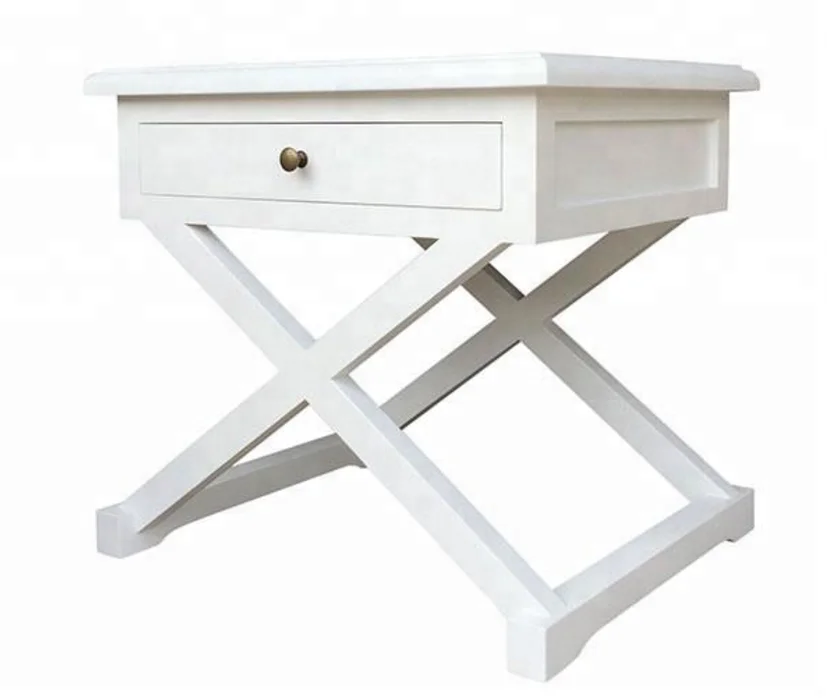 French Provincial Furniture Wood Antique White Storage Drawers
