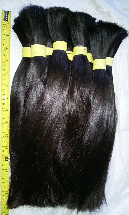 Супер двойные натянутые вьетнамские натуральные человеческие волосы Качественные прямые для наращивания необработанные