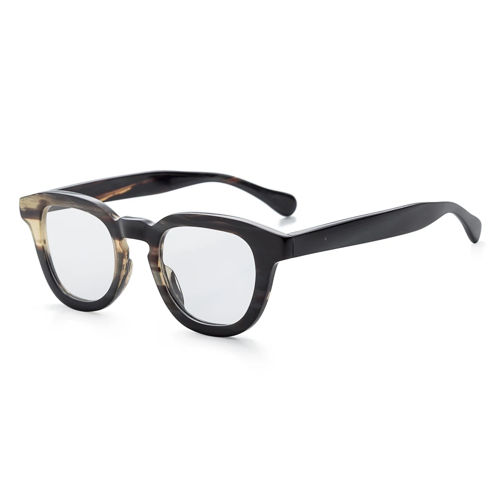 Polarized real horn material horn sunglasses comfortable horn sun glasses