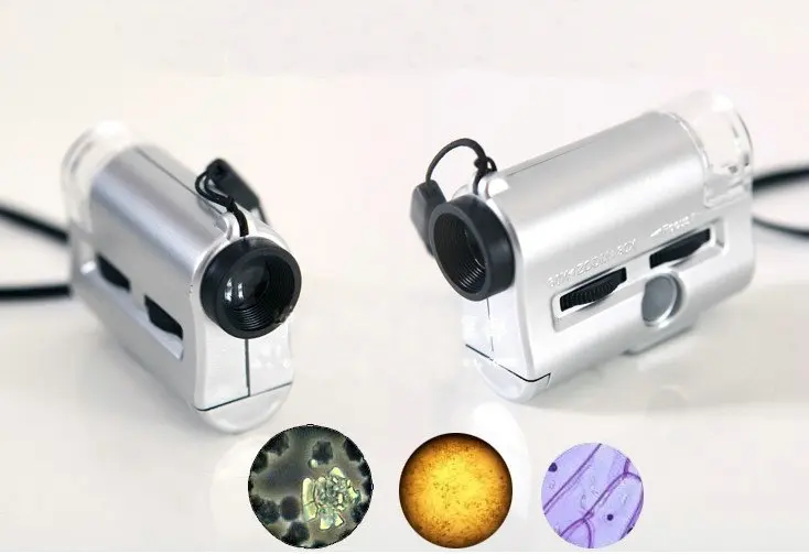 30X-60X Zoom Pocket Microscope LED Light NO.9593