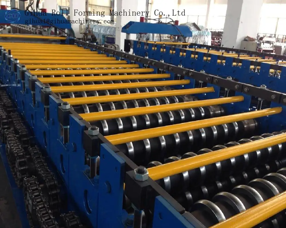 glazed and ibr roofing sheet roll forming machine