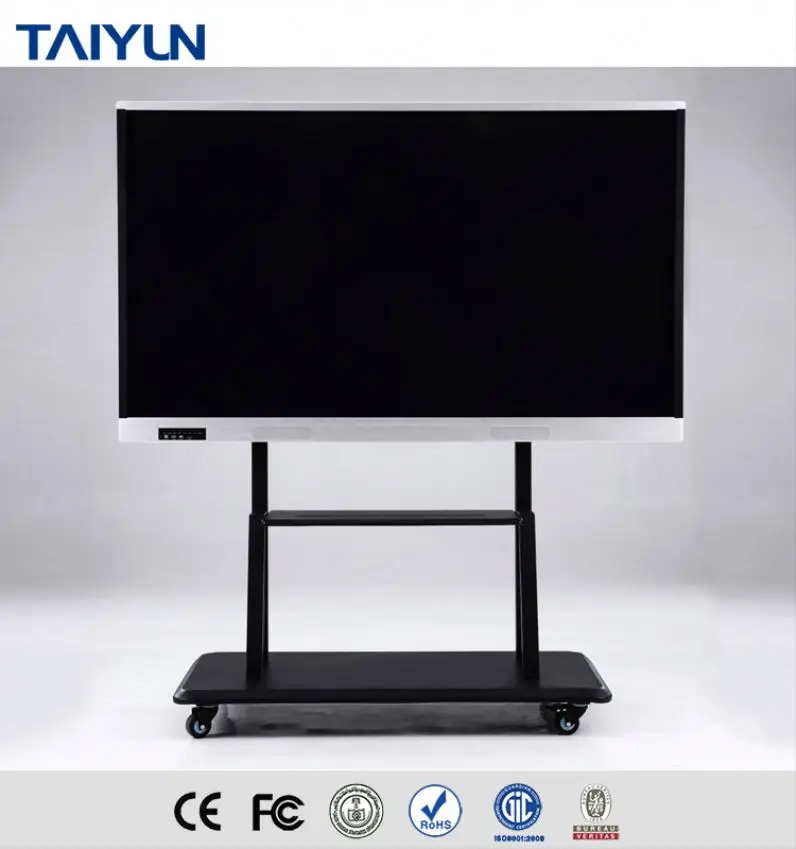 Multi Touch 4K HD Screen Smart teaching mobile interactive whiteboard