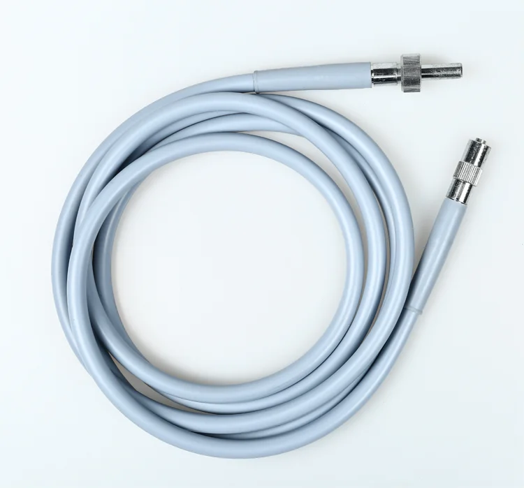 lighting plastic optical fiber cable with connectors for cold light source cable