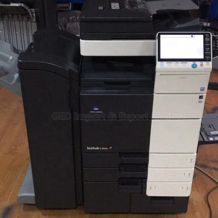 Guangzhou Digital Black And White Copiers Refurbished Color Machine For Konica Minolta Bizhub C654  Photocopy Machine