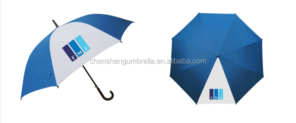 Синий премиум авто открыть дождь зонтик