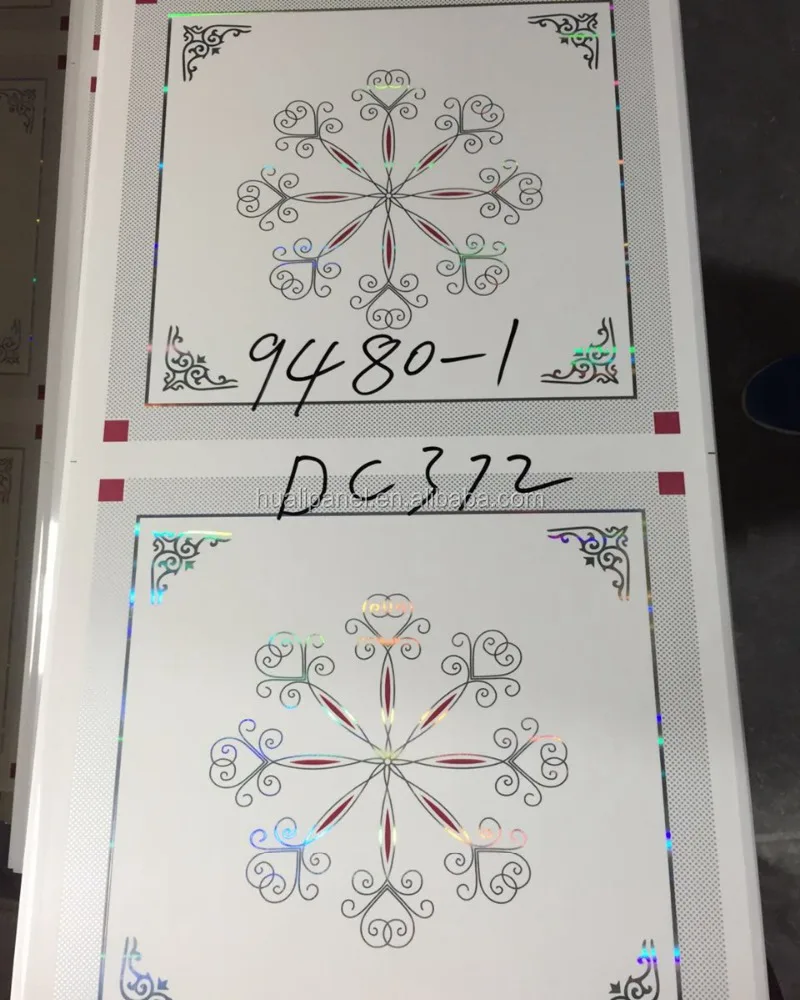 30cm*7mm PVC Panels Hot Stamping PVC Ceilings to South Africa