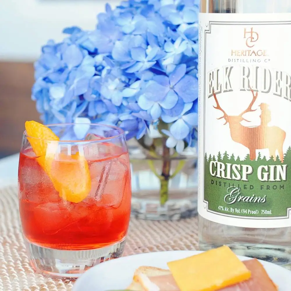 
Heritage Elk Rider Crisp 50ml gin liquor 