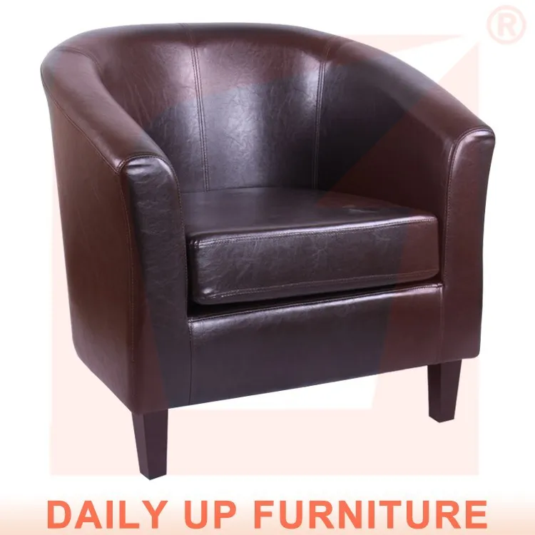 Classical PU Sectional Sofa with Armrest Living Room Leather Sofa Luxury Furniture Office Classical One Seat Lounge