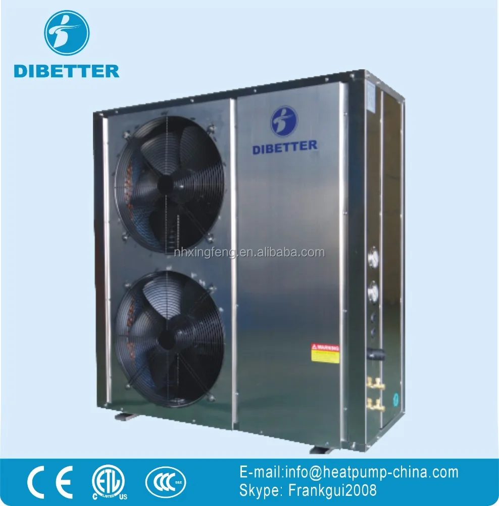 Waste Heat Recovery R134a, R410a Outlet 80CHighTemp Heat Pump Beauty Salon Water Heater Air To Water Heatpump