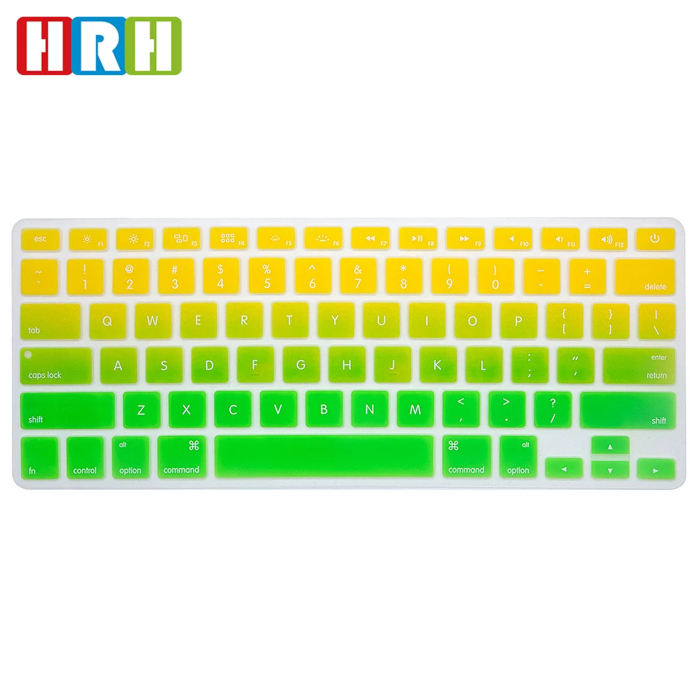 английский силиконовые радуга клавиатуры обложка для macbook air 13 английская версия