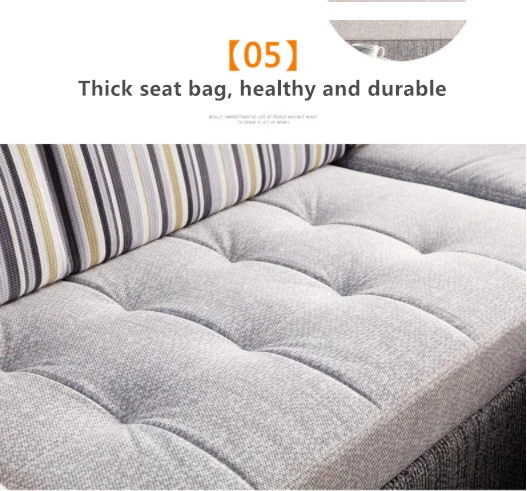 Reclining small sleeper furniture living room modern fabric modern cum foldable bunk folding sofa bed with storage