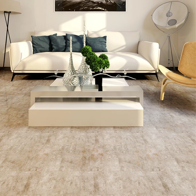 PVC Material  Vinyl SPC Click Flooring Stone Plastic Flooring