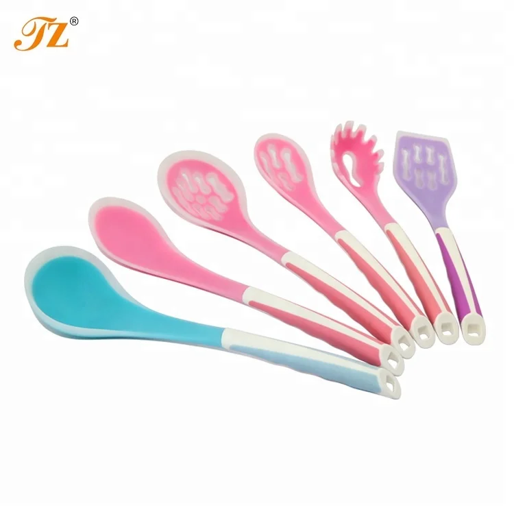 Wholesale Food Grade 6 Pieces Silicone Kitchen Cooking Utensil Sets