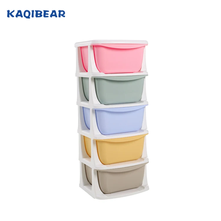 
Бесплатный образец, дешевый красочный детский пластиковый ящик, шкаф для хранения 