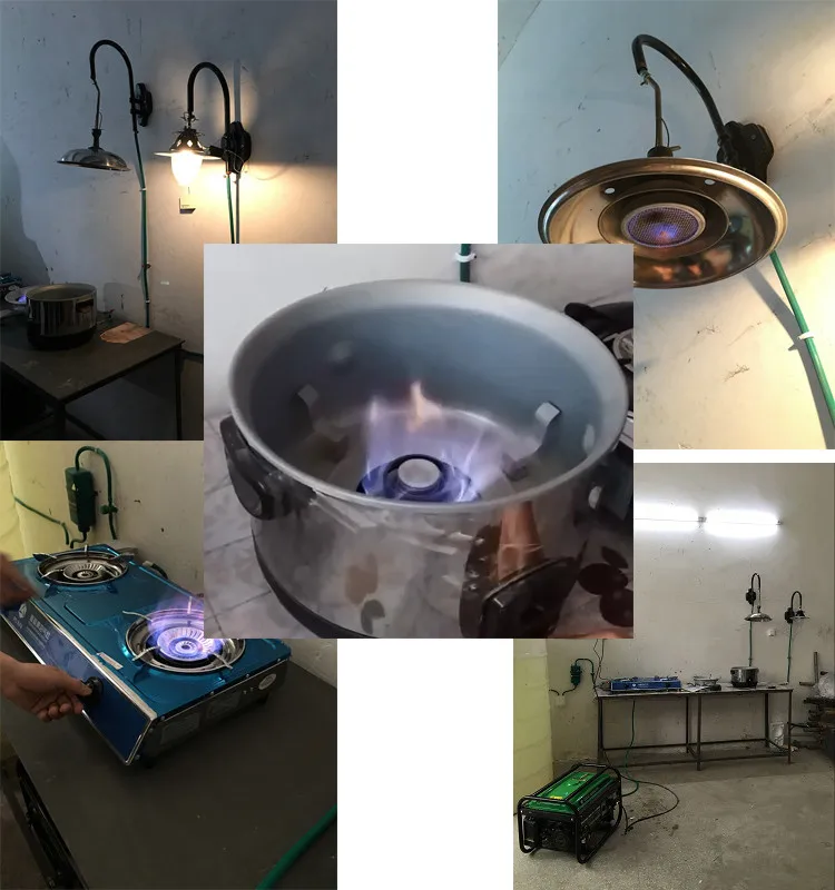 Новый энергетический DIY семейство 3 4 м3 биогазовый передатчик
