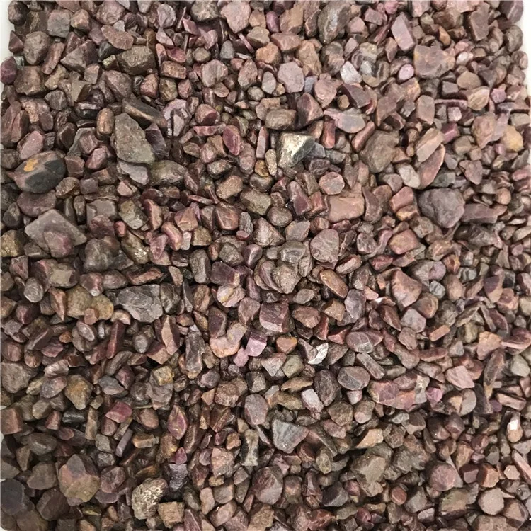 Natural raw red corundum gemstone rough crystal mineral tumble stone for decoration