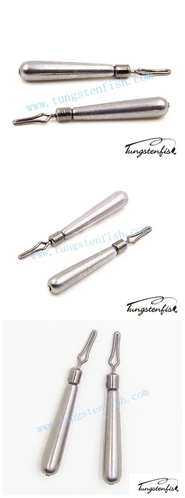wholesale tungsten skinny drop shot fishing sinker