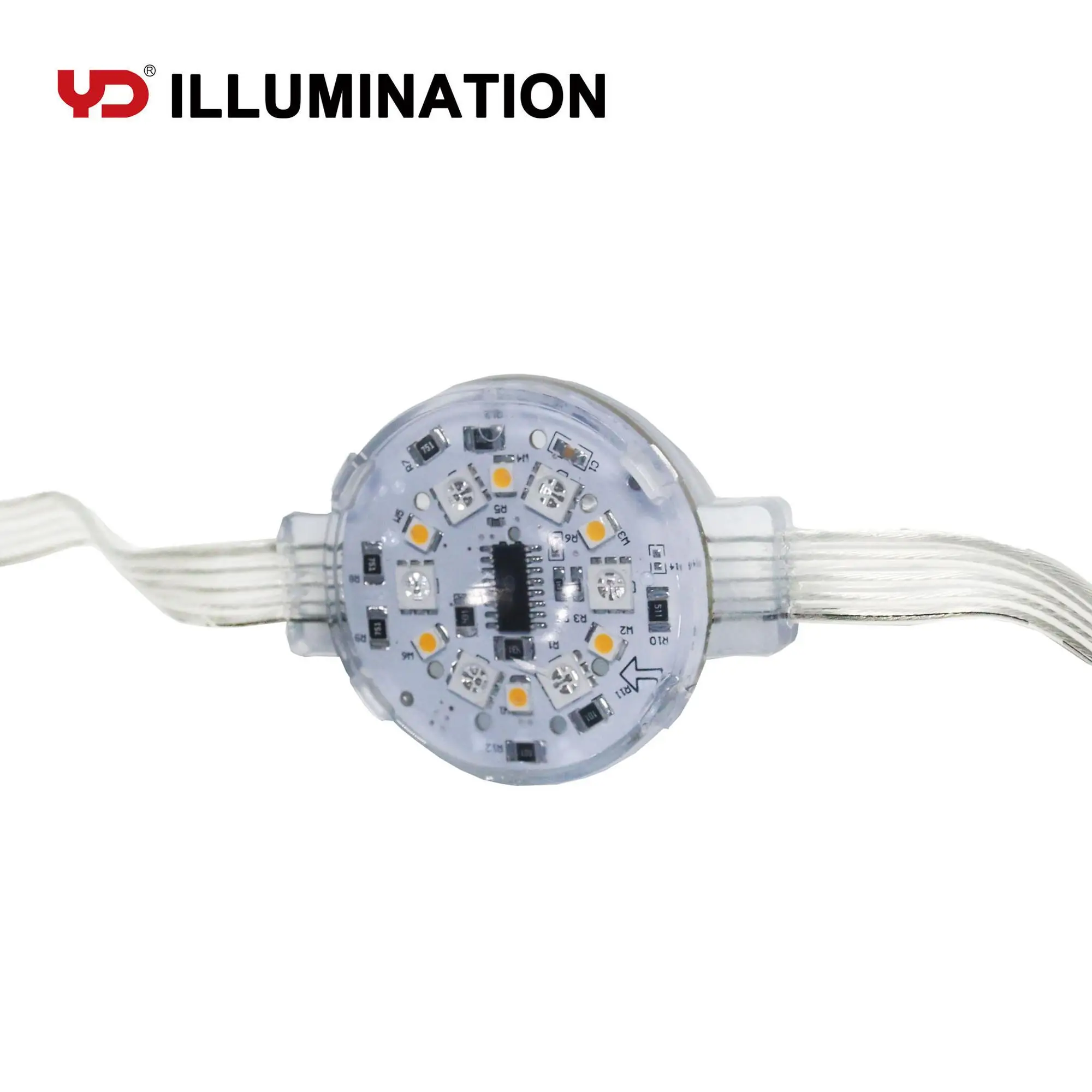 
led rgb pixel dmx led rgb pixel dot light for bridge lighting 