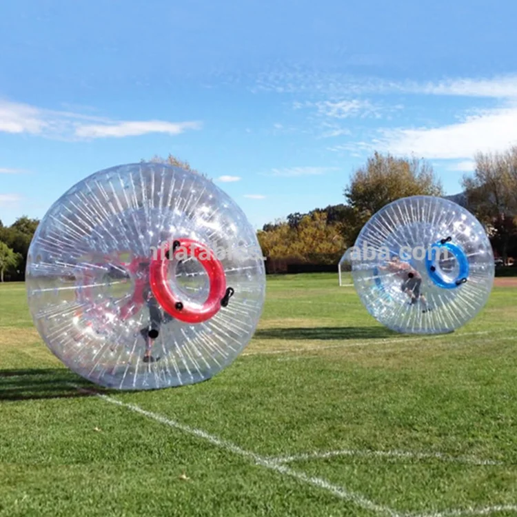 Manufacturer Wholesale Clear 3m Human Hamster Ball Inflatable Grass Rolling Zorb Ball for Sale