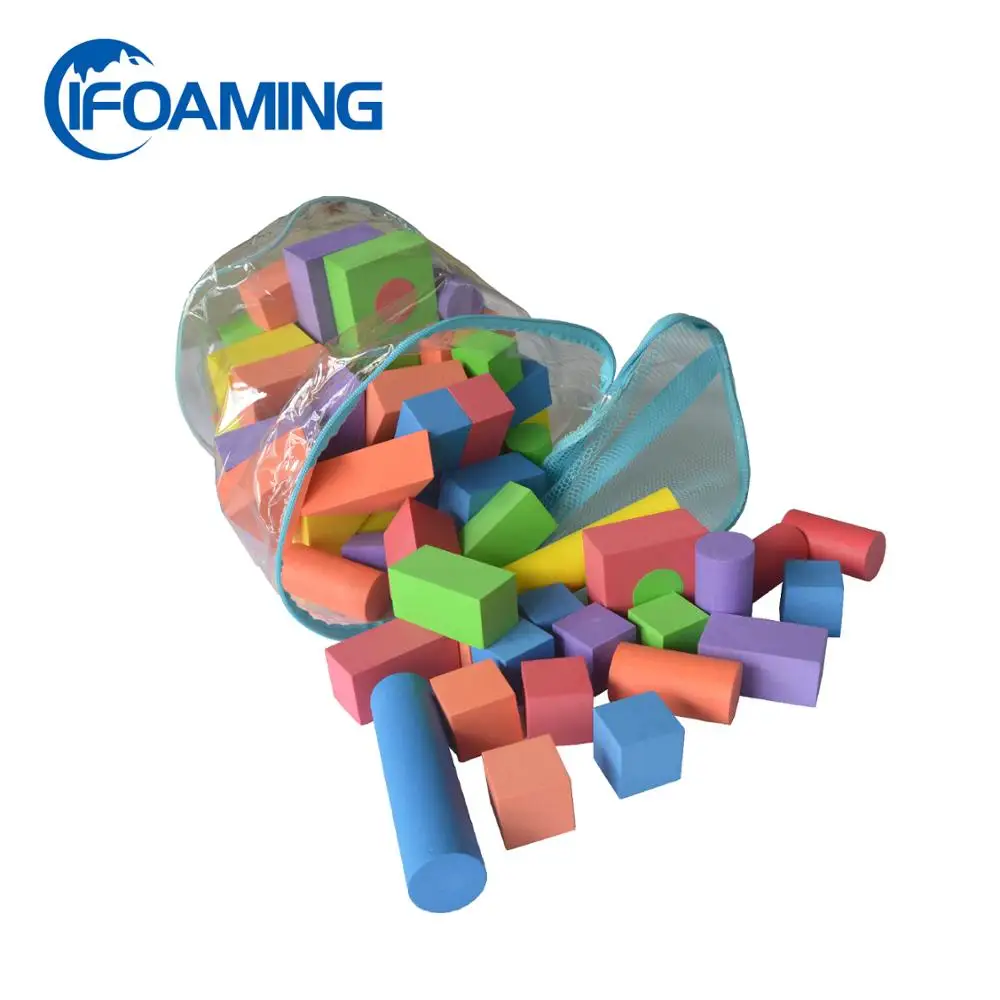 
41 Pieces Soft EVA Foam Building Blocks for Toddlers Kids 
