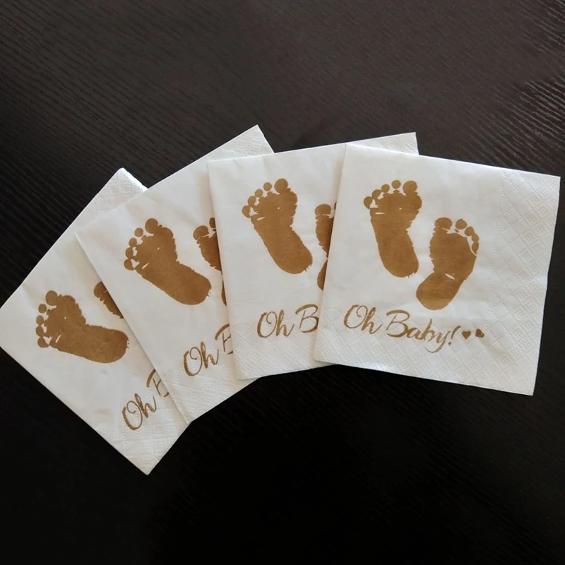 High Quality Printed 2 Ply 25 x 25 Dinner Napkin  For Hotel