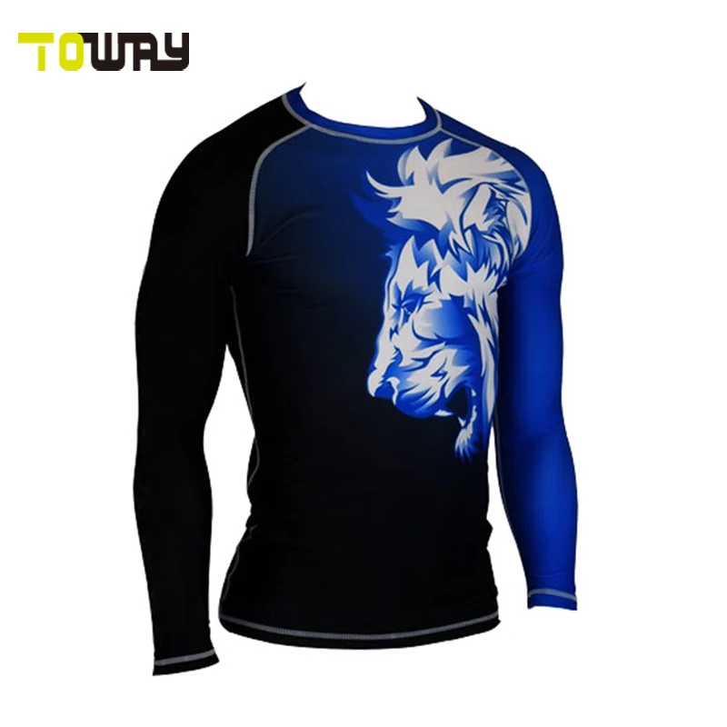 Мужская компрессионная рубашка с длинным рукавом