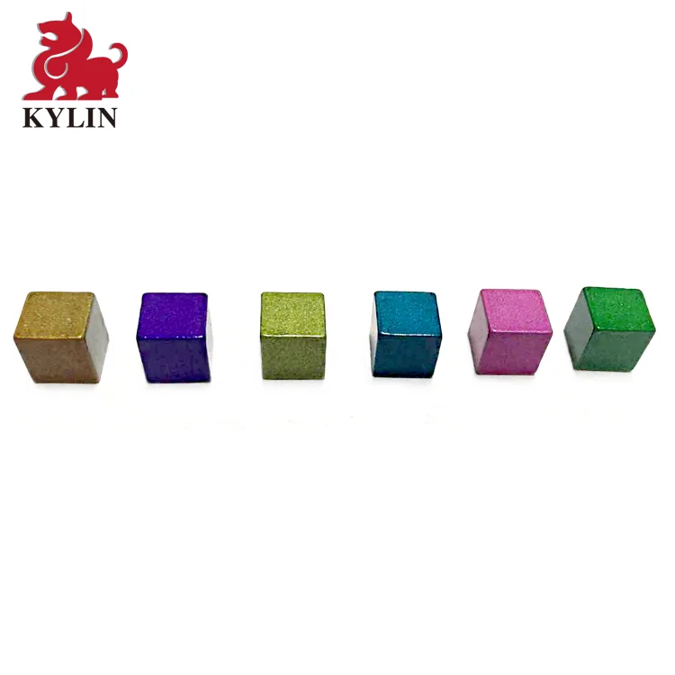 Competitive price supply Metal cube Board game Props Accessories Zinc alloy metal cube