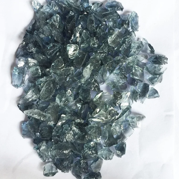 Original factory quality white marble glass gravel chips