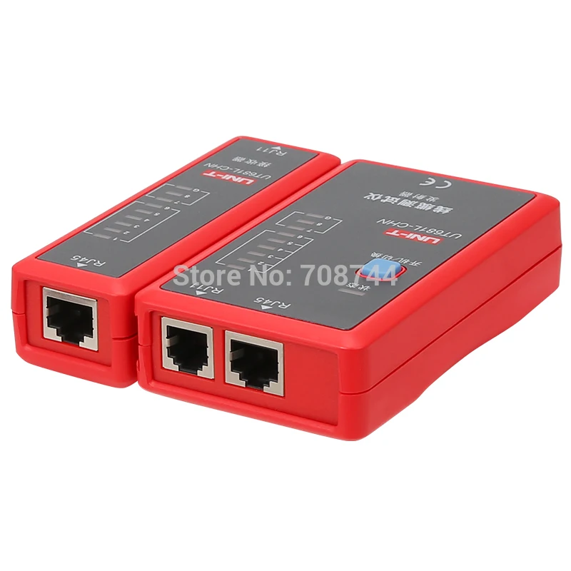 UNI-T UT681L Portable Cable Tester Line Detector Tests Ethernet Cables And Telephone Lines With RJ45 And RJ11 Interface
