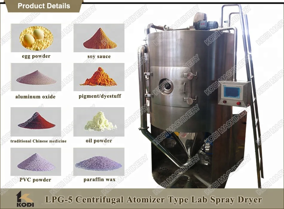 LPG Series High Speed Centrifugal Rotary Atomizer Spray Dryer