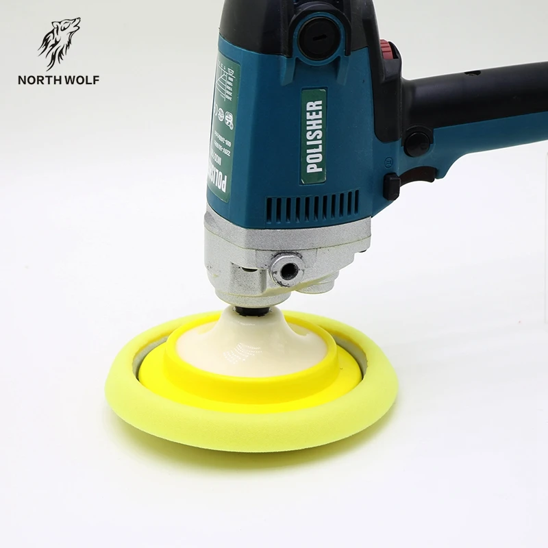 North Wolf Polishing Pad Car Detailing Curved Back Foam Buffing Pad Auto Car Care Polishing Pad