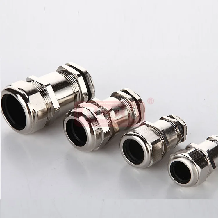 
New Ce Metric Size brass nickel plated cable gland 