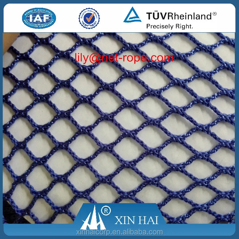 Nylon PE HDPE PES knotted knotless fishing net