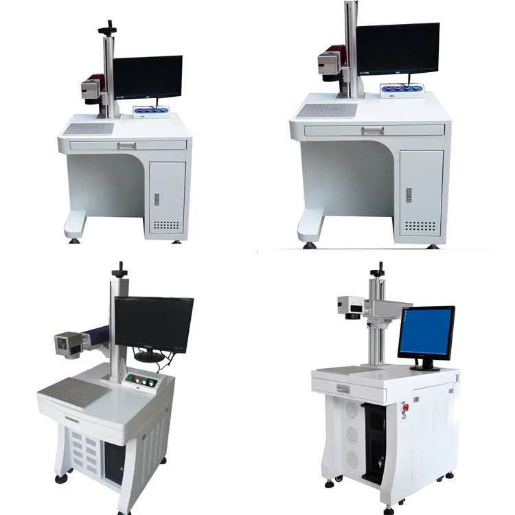 Zixu Automatic Tabletop Galvo Germany IPG 20W Mini Metal Fiber Laser Ring Marking Machine