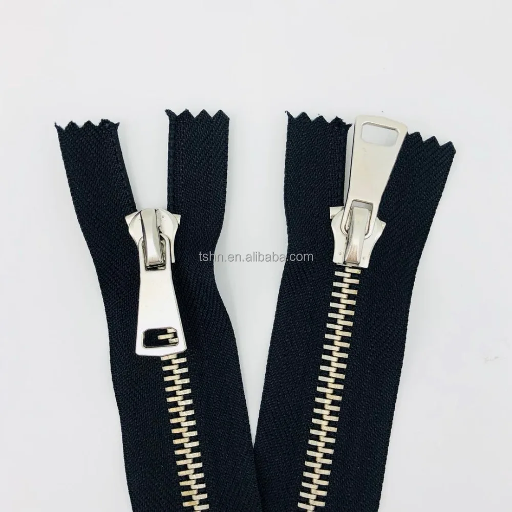 
High Quality #8 Metal Zipper For Bag , Customs Zipper Size bag accessories metalnylon zipper 