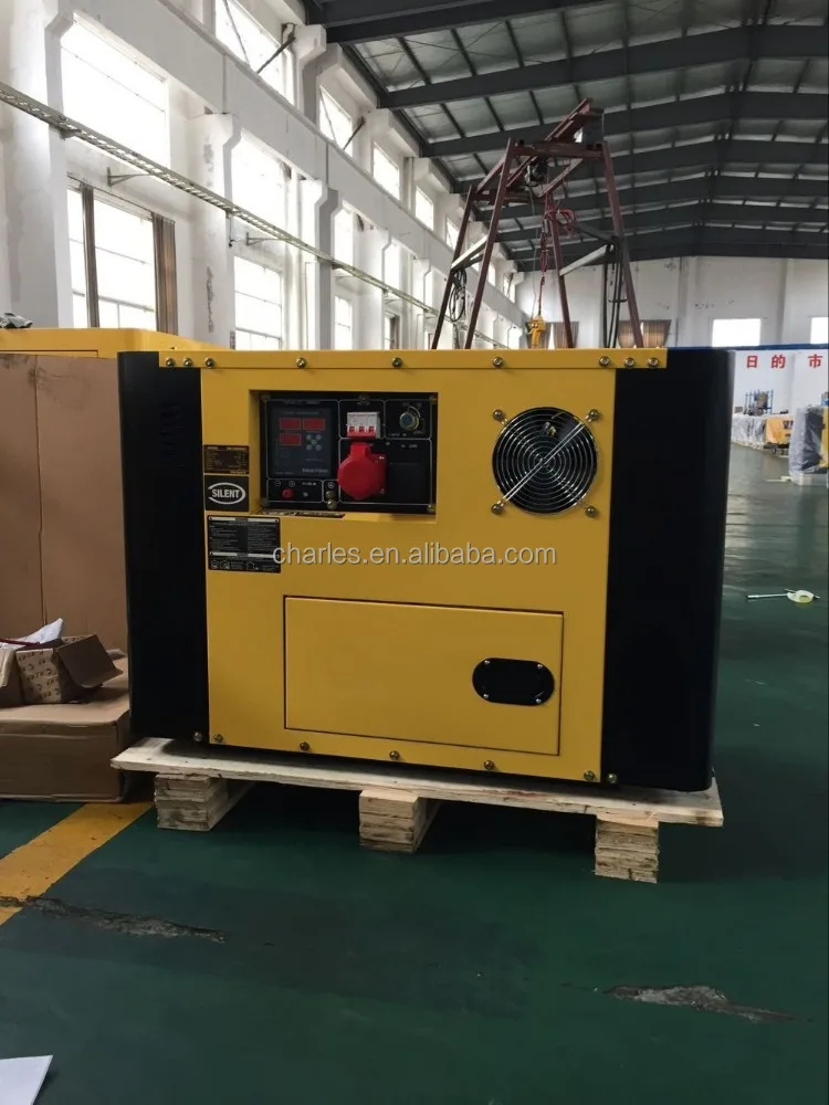 Бесшумный дизельный генератор с воздушным охлаждением HM15000DS3, 12 кВт (15,0 кВА)