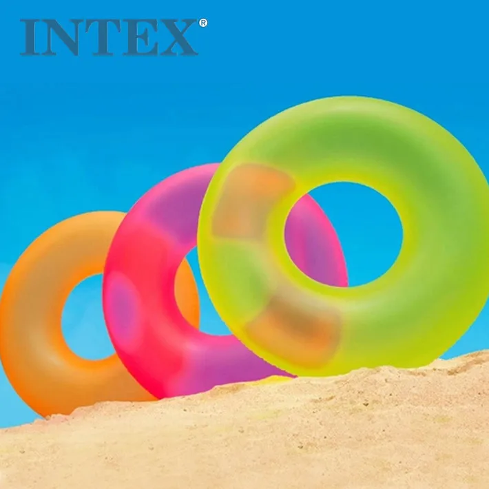 
Intex 59262 Summer Swimming Pool Neon Frost Tubes 